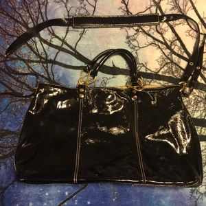 Plinio Visona patent leather bag